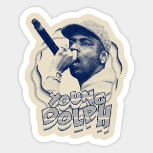 King of Memphis Young Dolph Sticker